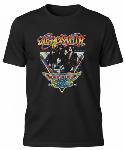 Vintage aerosmith world tour - world,