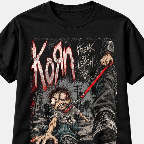 Freak leash korn shirt - a,