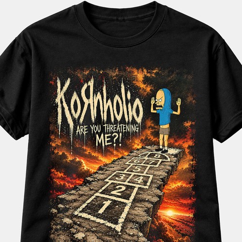 Korn shirt beavis kornholio - beavis,