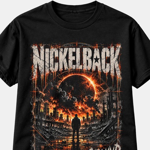Nickelback shirt rock band - nickelback,