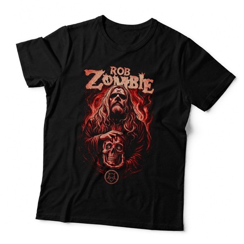 Rob zombie skull shirt - zombie,