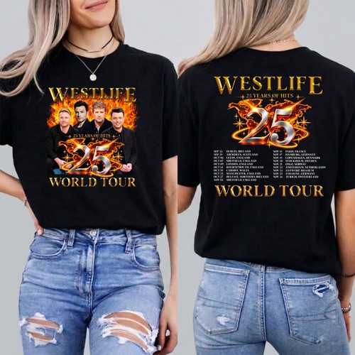 Westlife world tour shirt - world,