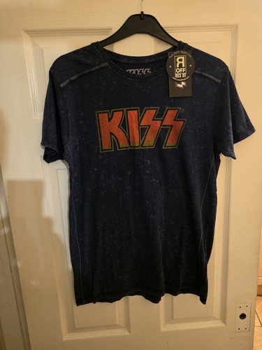 Rock off kiss blue graphic - rock,