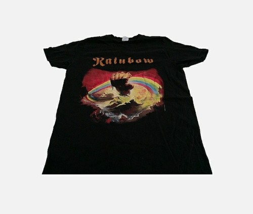 Rainbow rock band shirt - rock, t