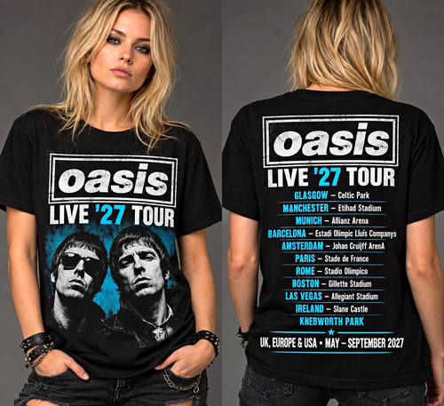 Oasis live tour black - oasis,
