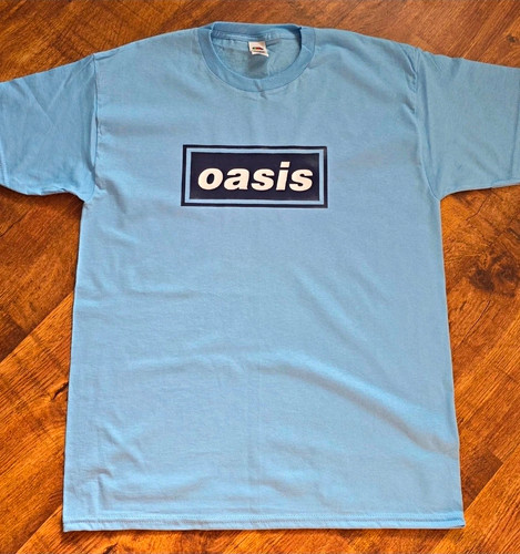 Oasis blue logo - oasis, t-shirt